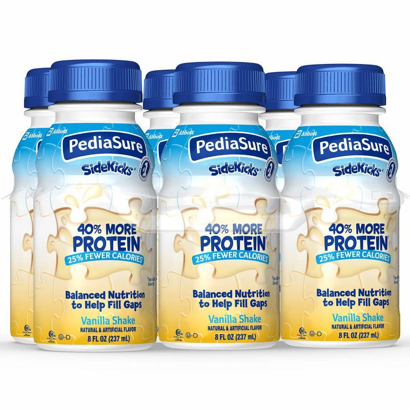 PediaSure SideKicks High Protein Nutrition Shake Vanilla - 6pk/48 fl oz