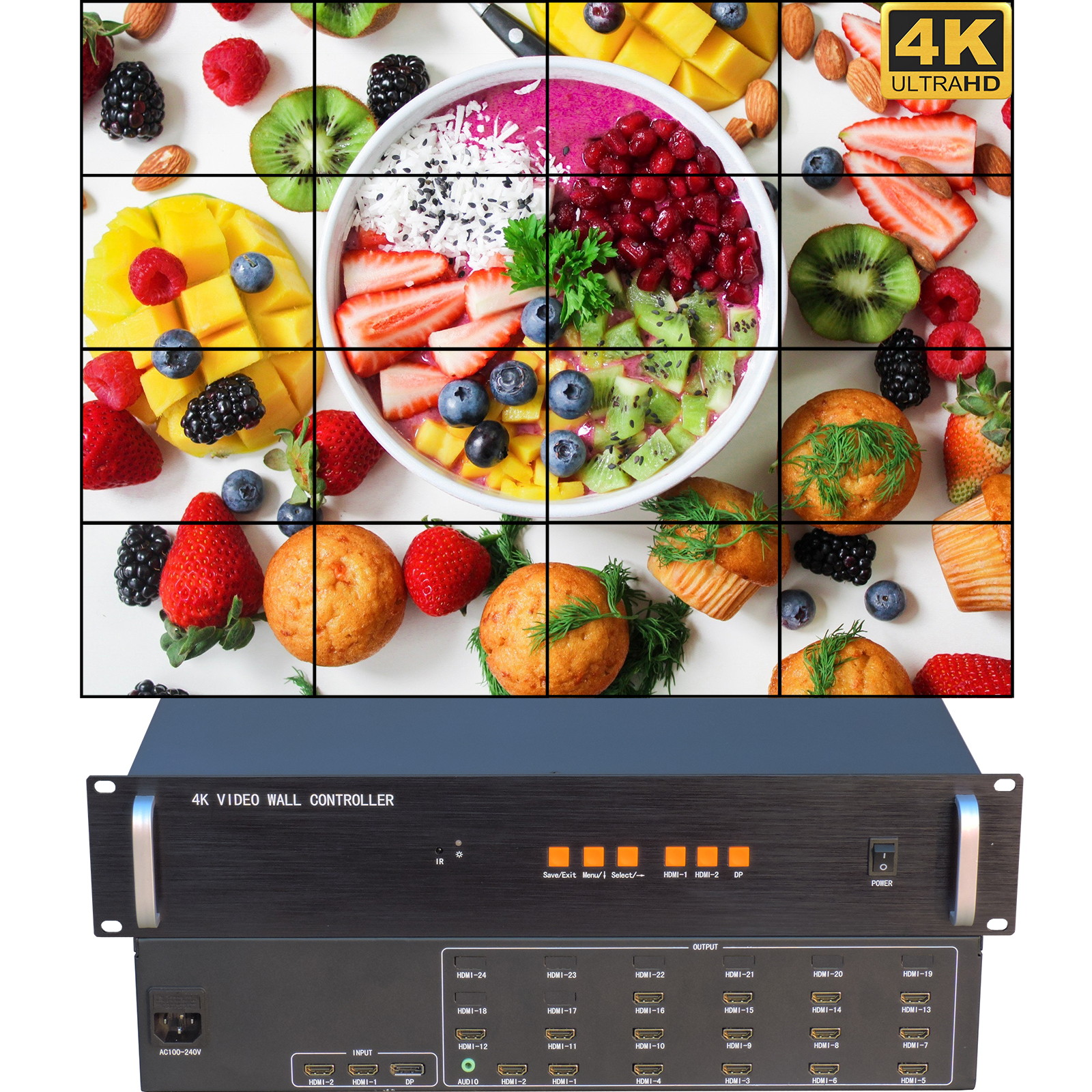 NEC UN551S 55" Full HD S-IPS Video Wall Display with Ultra-Narrow Bezel