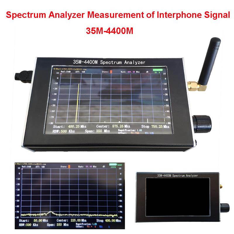 LTDZ 35M-4400M Handheld Simple Spectrum Analyzer Measurement of Interphone Signal