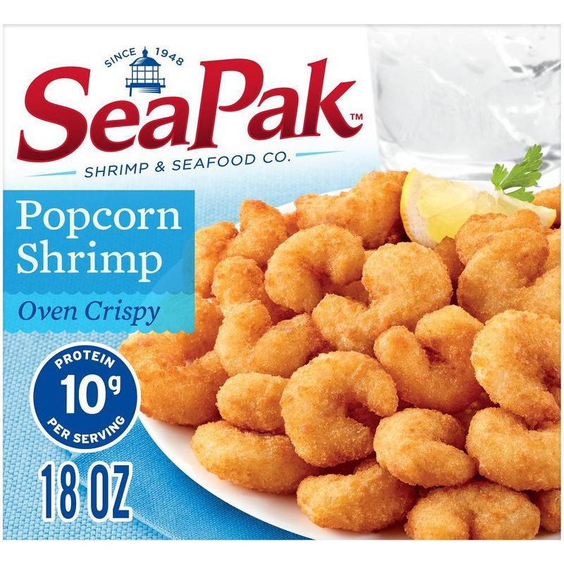 SeaPak Popcorn Shrimp with Oven Crispy Breading - Frozen - 18oz