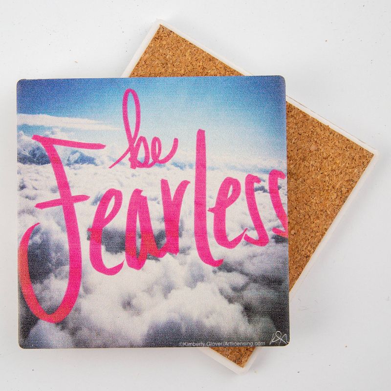 Thirstystone Be Fearless Coaster Set of 4