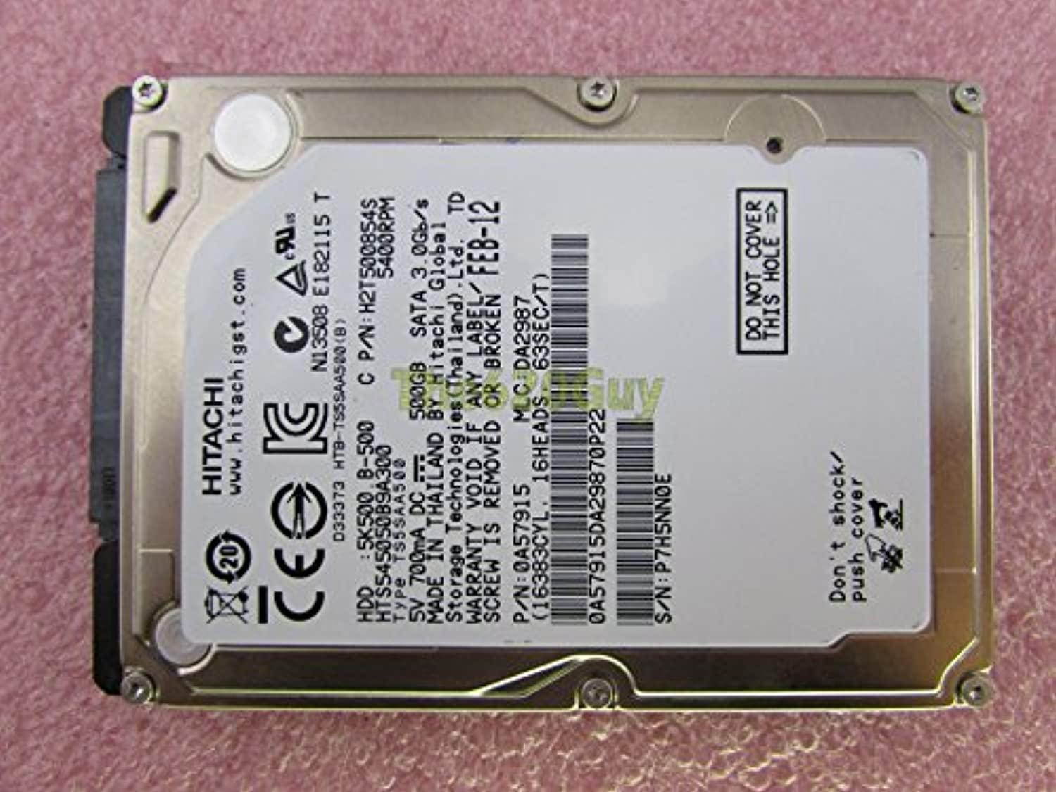 hitachi travelstar 5k500.b 500gb sata/300 5400rpm 8mb 2.5" hard drive