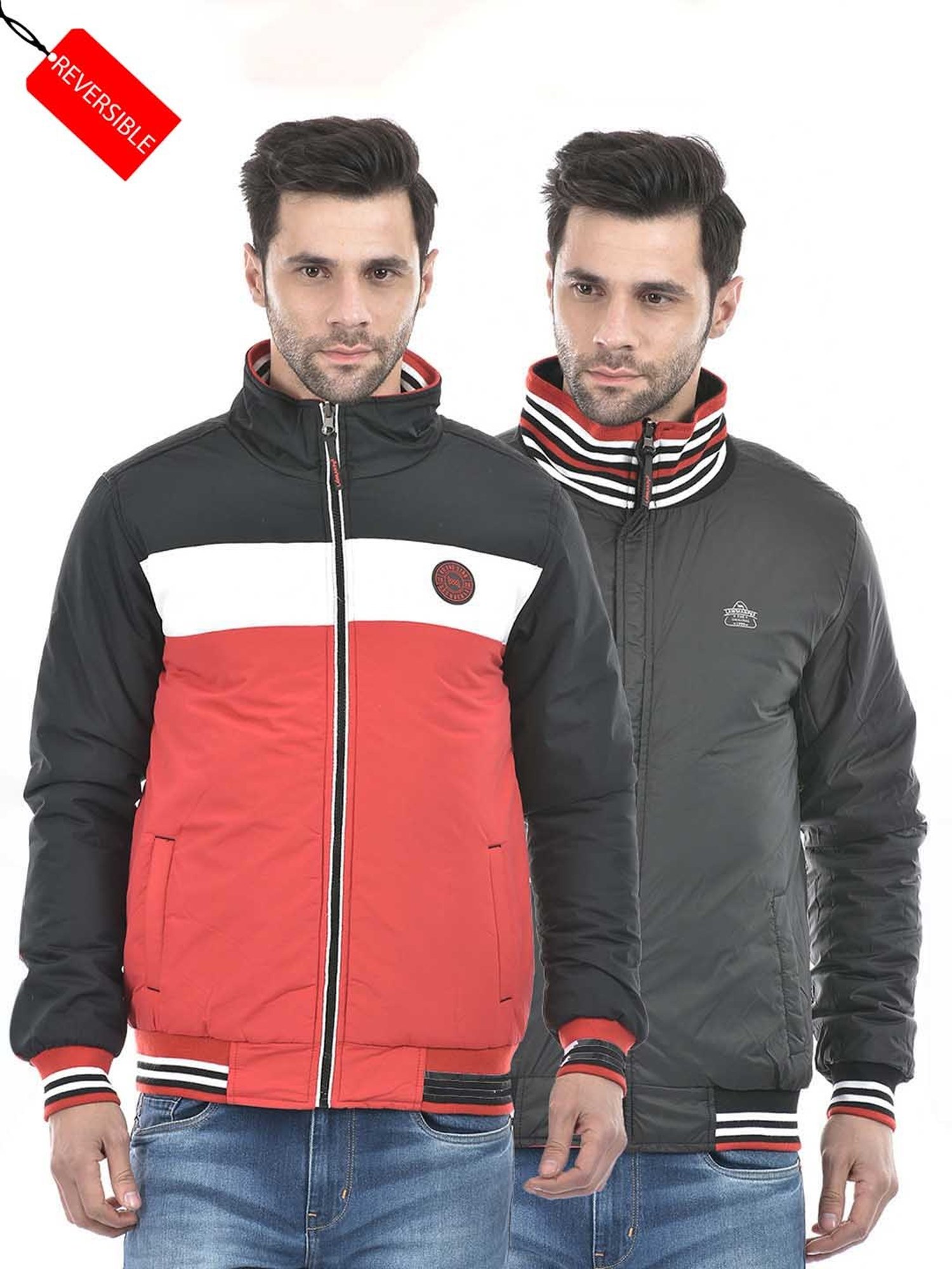 Lawman Pg3 Multicolor Regular Fit Printed Cotton Reversible Jacket