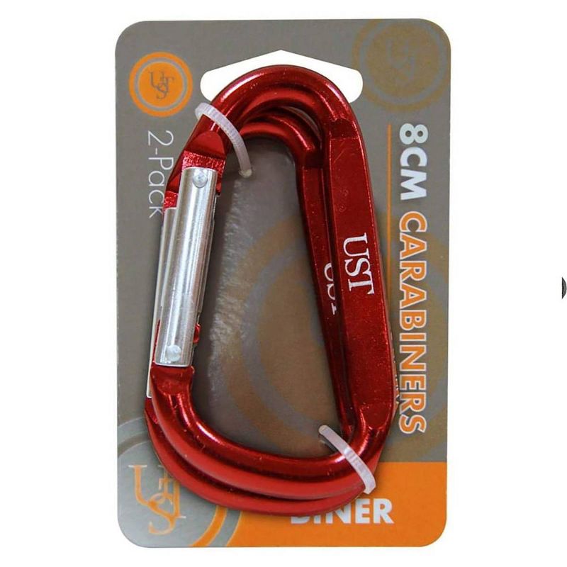 UST 8cm PDQ Carabiner - 2pk
