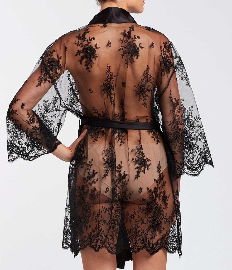 Little Giraffe Luxe Satin Snow Leopard Wrap Robe