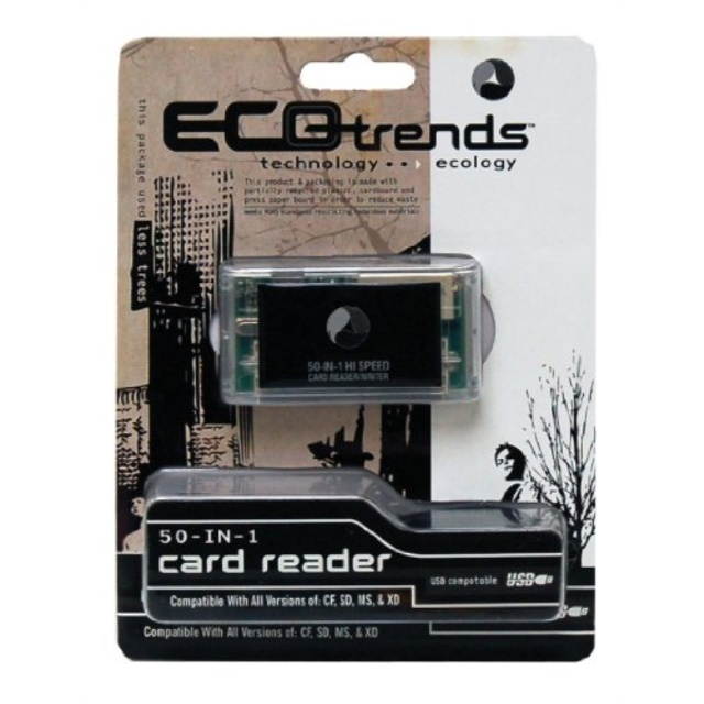 50IN One Reader Eco Trends E-grn