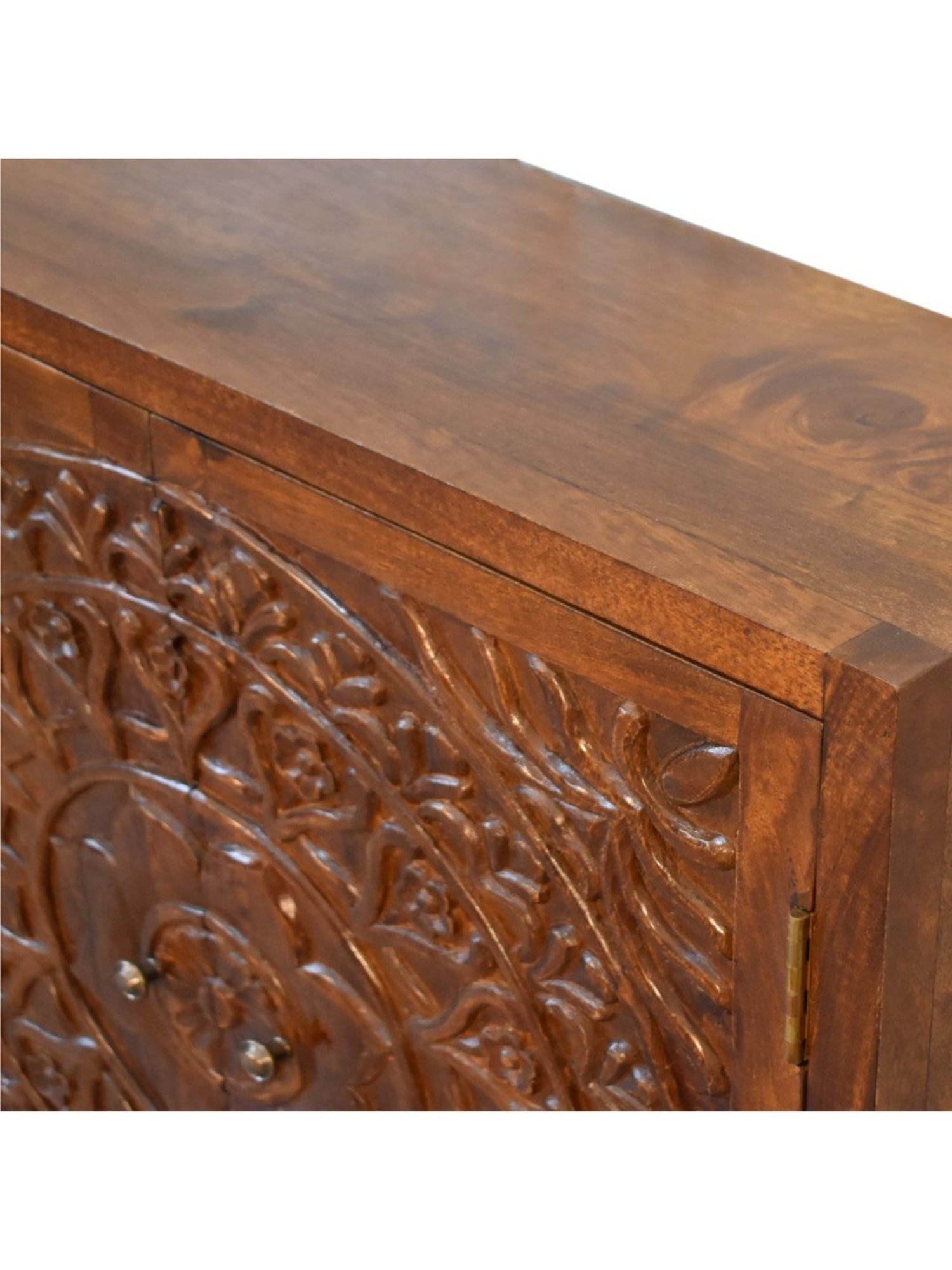 Artisan Furniture Tova Brown Wood Cabinet