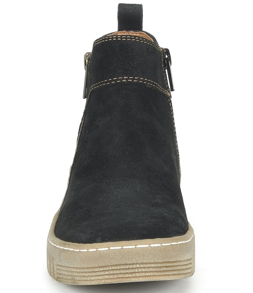 Comfortiva Hartwick Suede Leather High-Top Sneakers