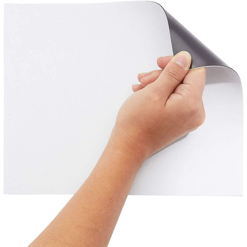 Bright Creations 10-Pack Magnetic Sheets with Adhesive Backing, Easy Peel and Stick Magnet (8.5 x 10 in)