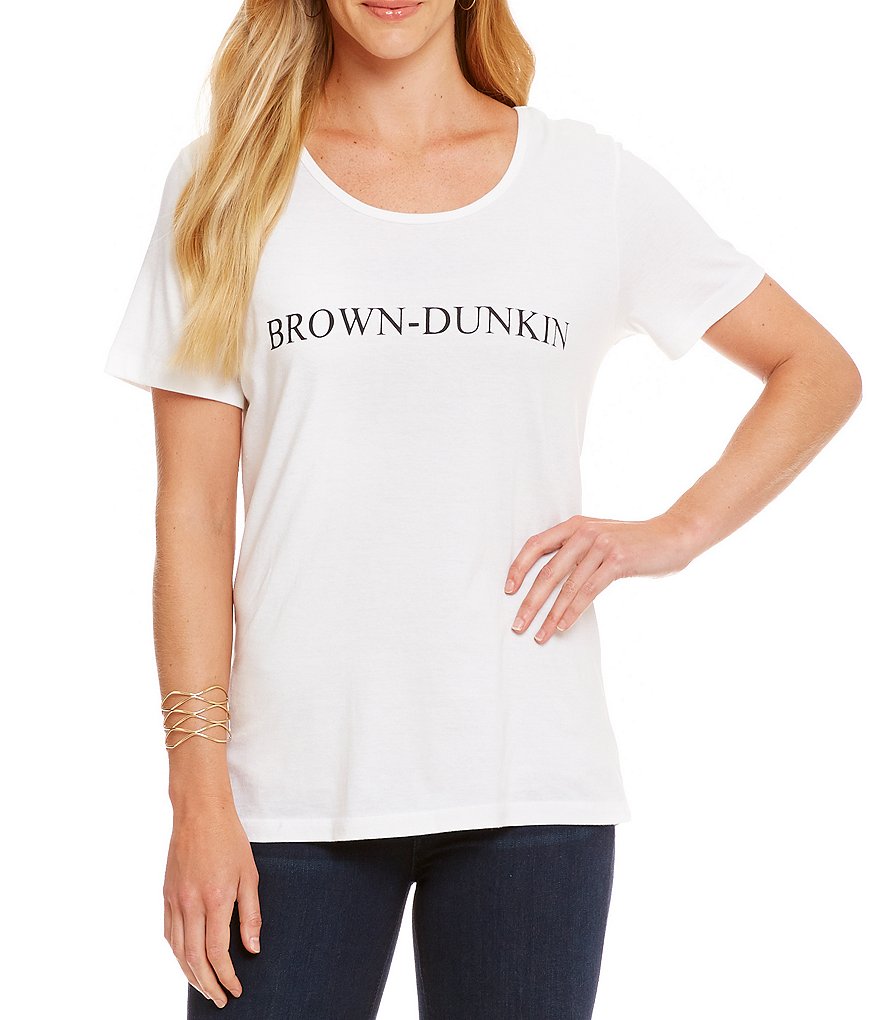 Heritage #double;Brown-Dunkin#double; Logo Tee