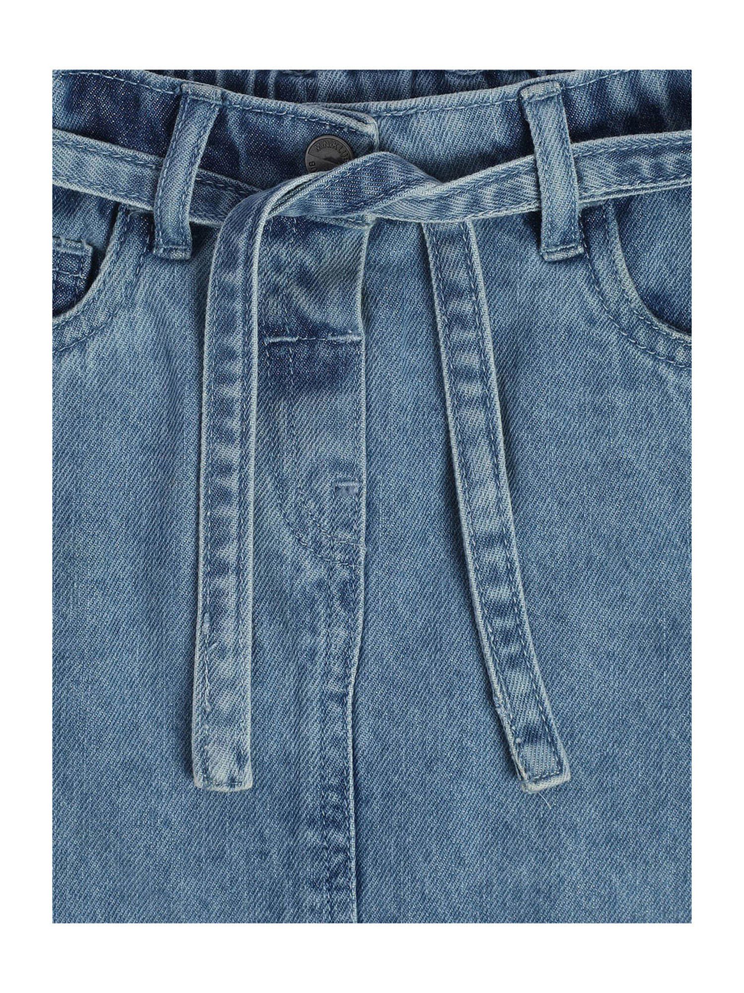 MINIKLUB Kids Blue Solid Skirt