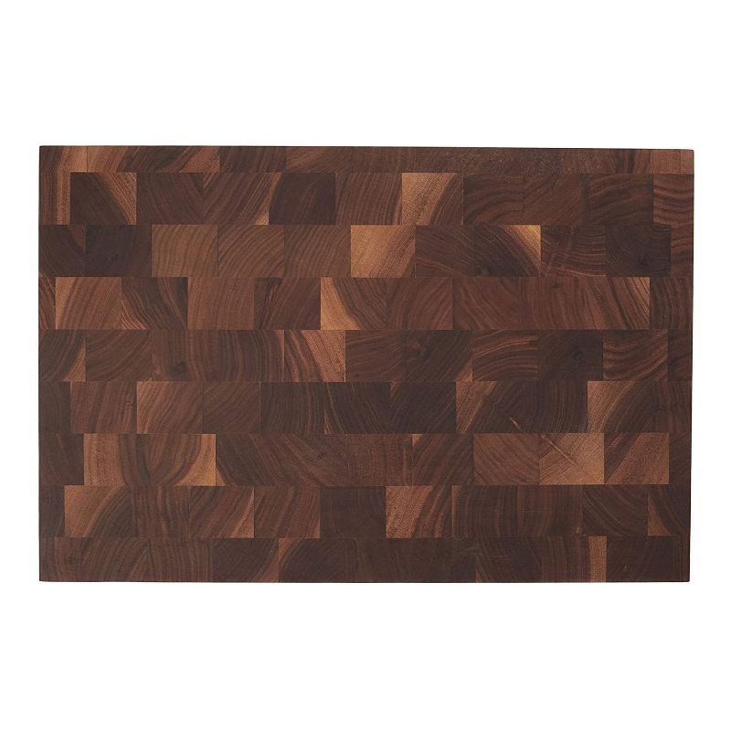 John Boos Classic Collection Walnut Wood Edge Grain Reversible Kitchen Countertop Butcher Chopping Block Cutting Board, 18 x 12 x 1.75 Inches