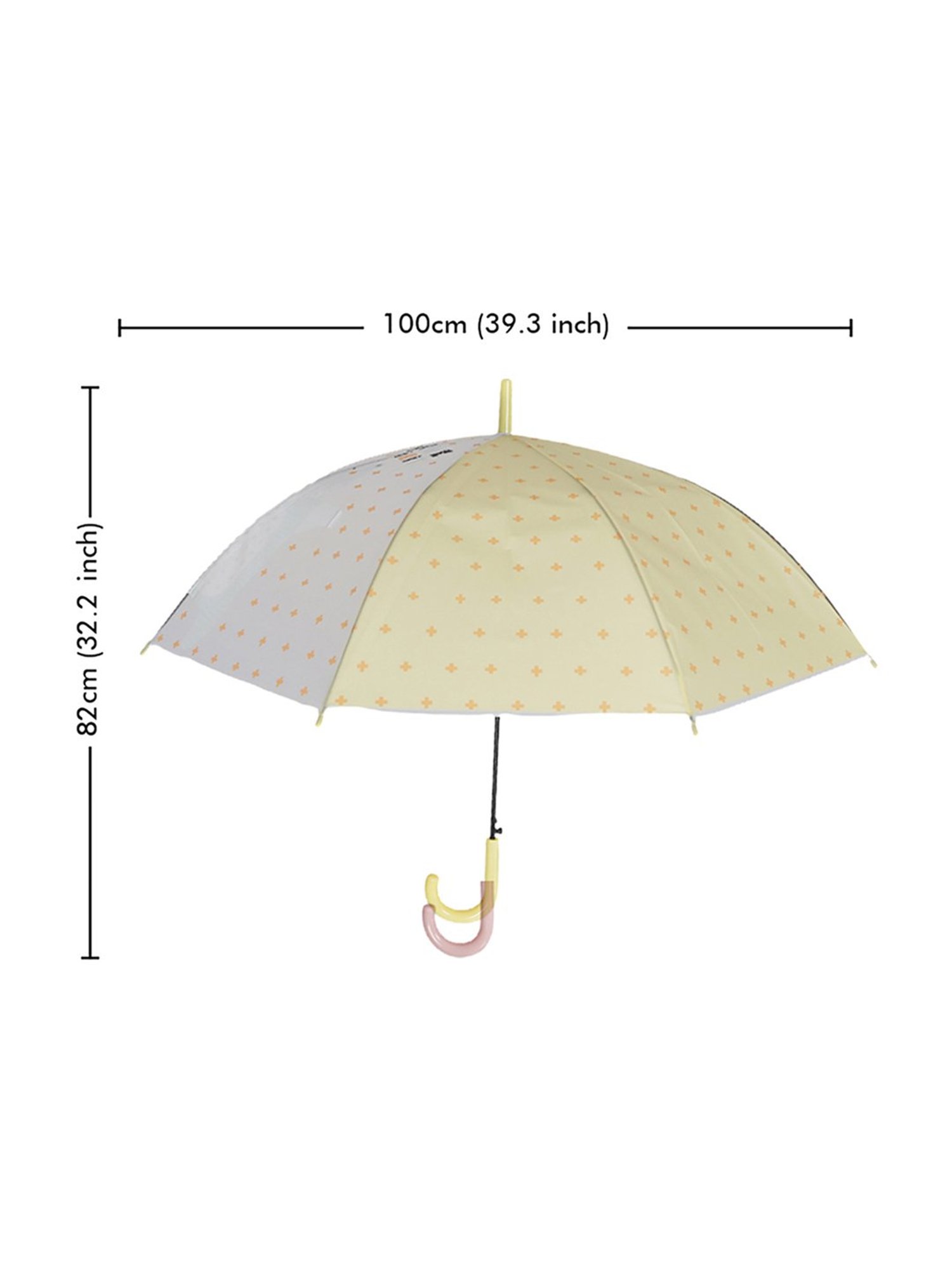 Little Surprise Box LLP Yellow Polyester Kids Umbrella