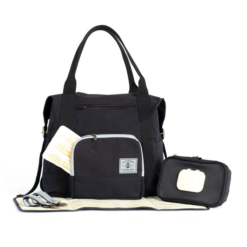 Humble-Bee All Heart Diaper Bag - Onyx
