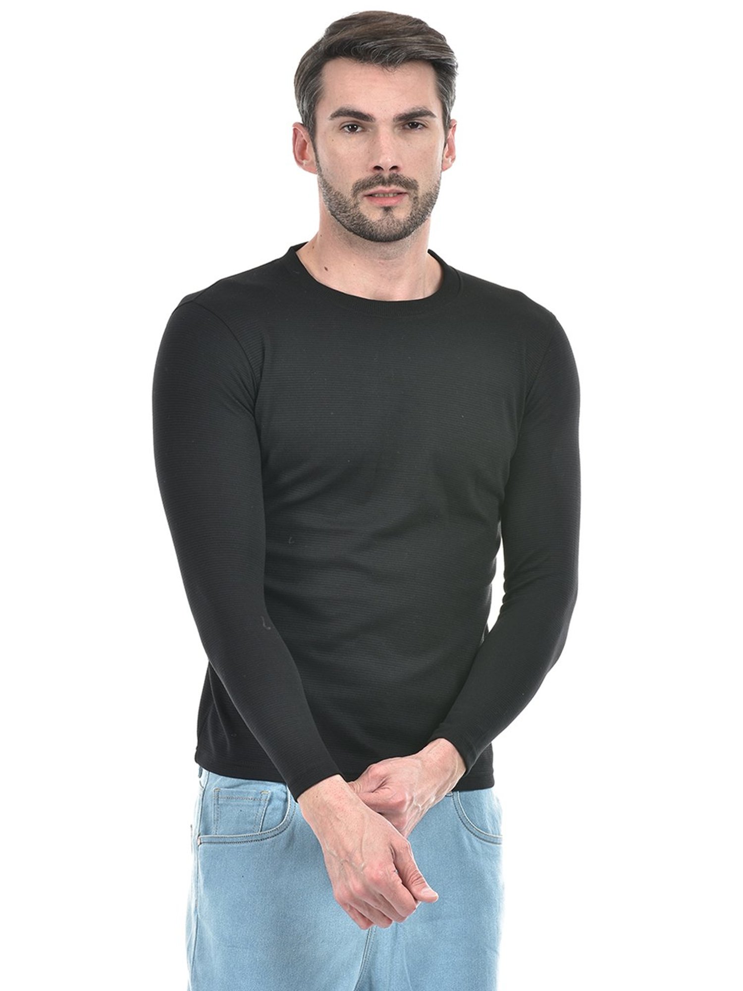 Integriti Black Regular Fit Crew T-Shirt