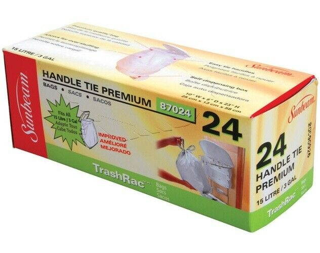 Oster 87024 Trash Bags, 3 Gallon, 24 Count