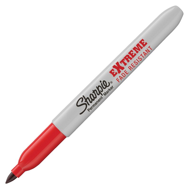 Sharpie Extreme Permanent Marker, Fine Tip, Red, pk of 12