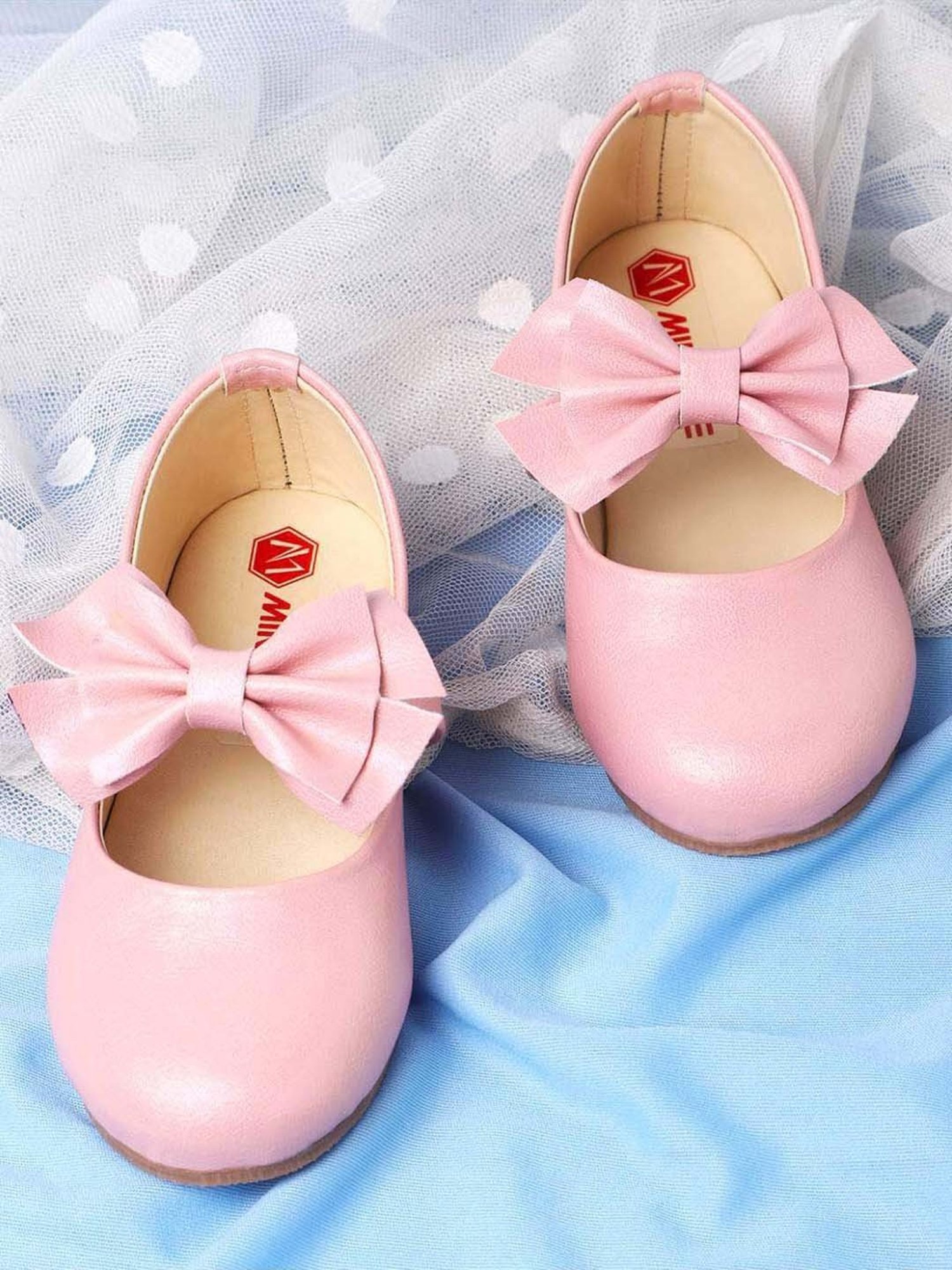 Minesole Kids Blush Pink Mary Jane Shoes
