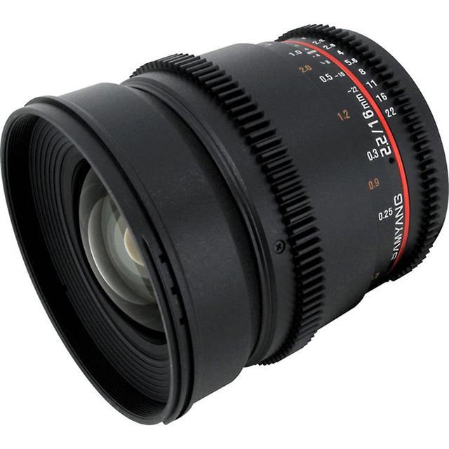 Samyang 16mm T2.2 Wide Angle Cine Lens for Sony E-Mount #SYCV16M-NEX