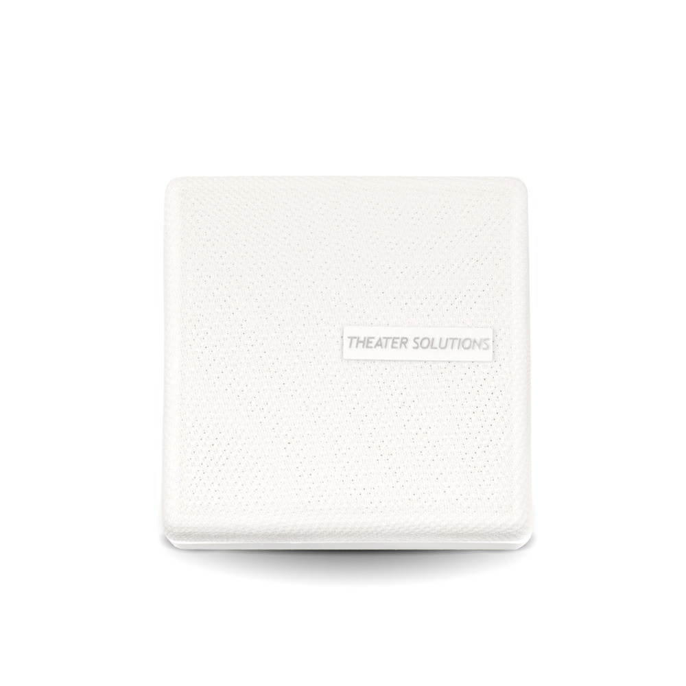 Theater Solutions TS30W Mountable Indoor Speakers White Bookshelf 7 Piece Pack