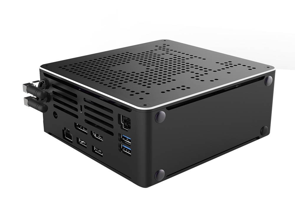 Partaker 4K 10th Gen Mini PC i9 10880H 2 Lans 2*DDR4 64GB 2*M.2 PCIE SATA Gaming Computer WIN 10 Pro HD DP AC WiFi 16GB Ram 512GB SSD