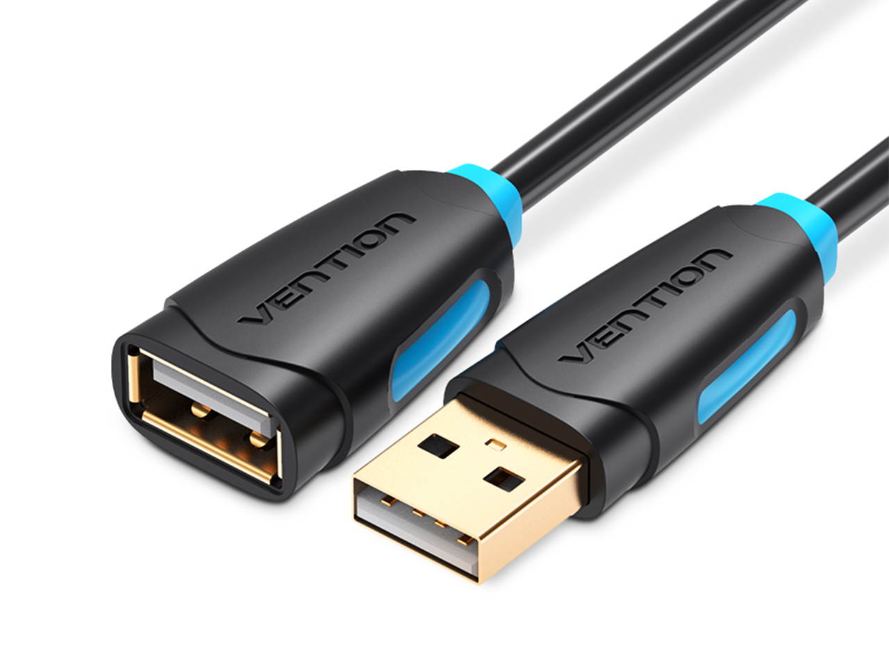 Vention USB Extension Cable,USB 3.0 A Male to A Female USB Extender Data Transfer Cable for USB Flash Drive, Card Reader, Hard Drive, Keyboard, Printer, Camera