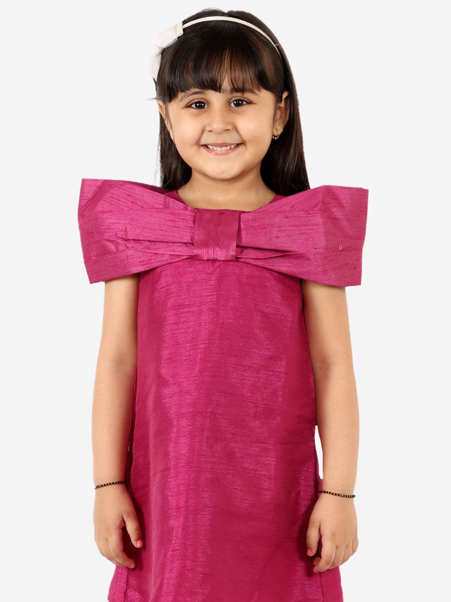 KidsDew Purple Applique Dress
