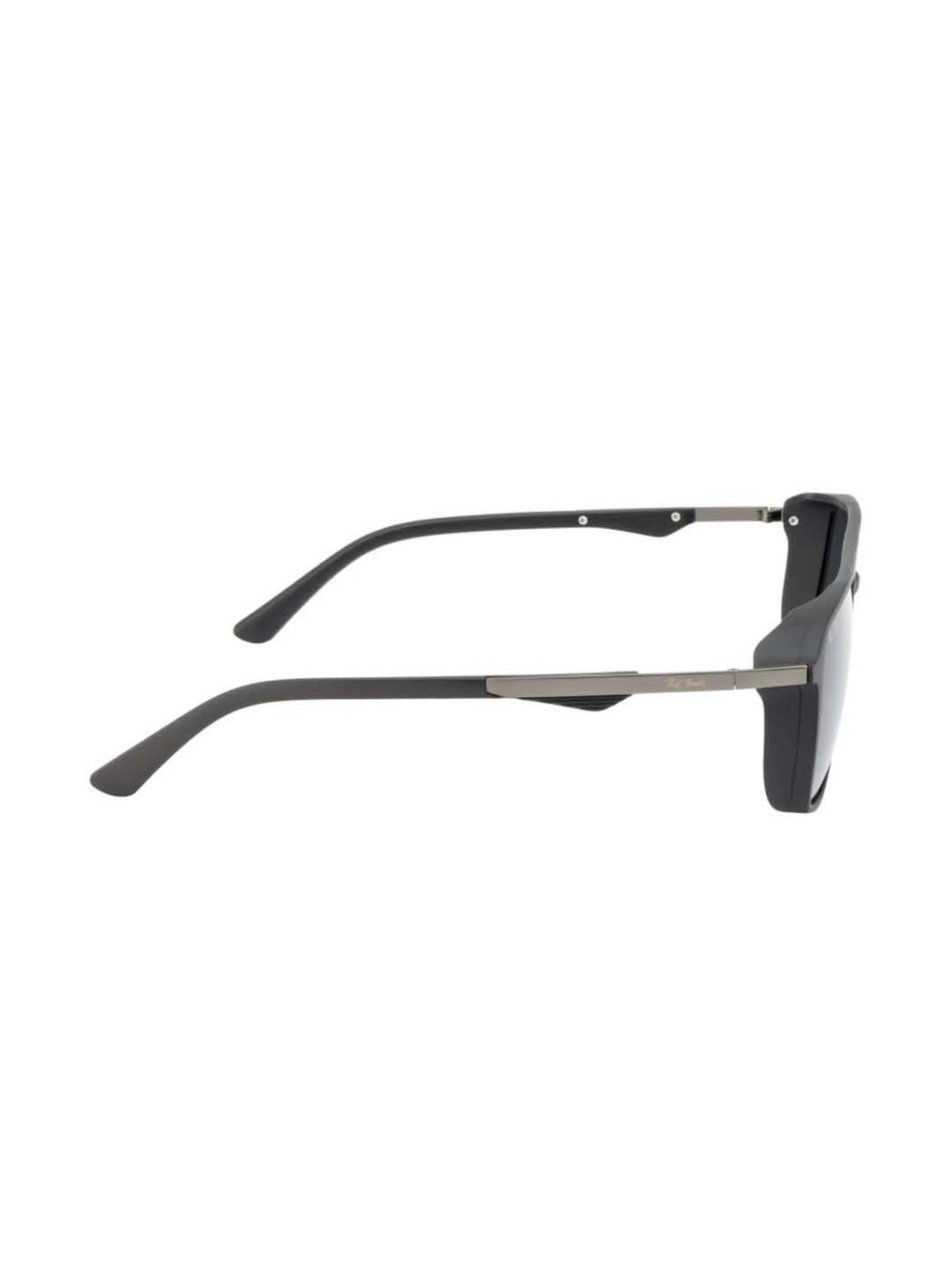 Ted Smith TS-1261S_M.BLK Grey Square Sunglasses