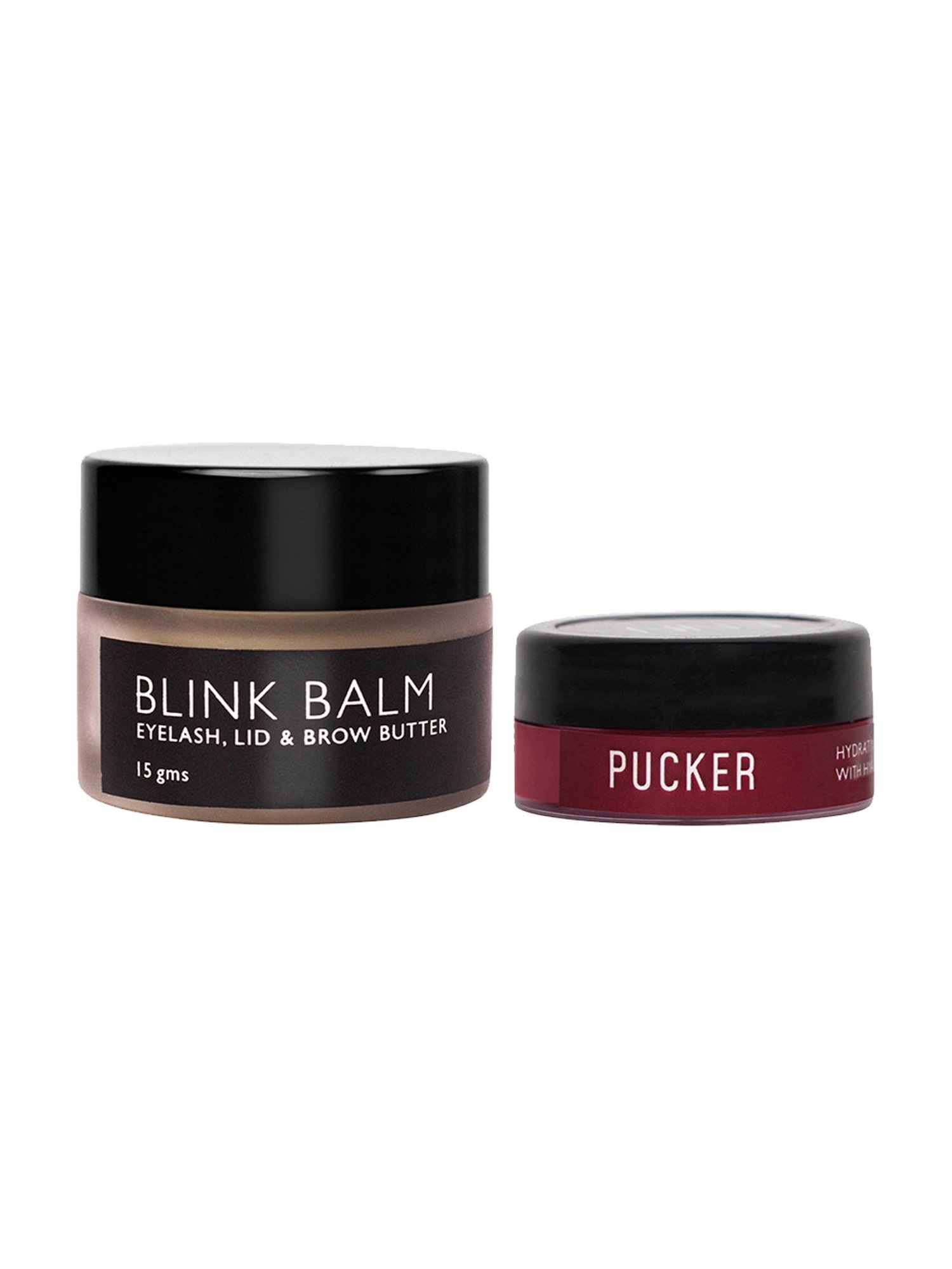 ENN Pucker Lip Balm Mini & Brow Butter Blink Balm Combo Kit