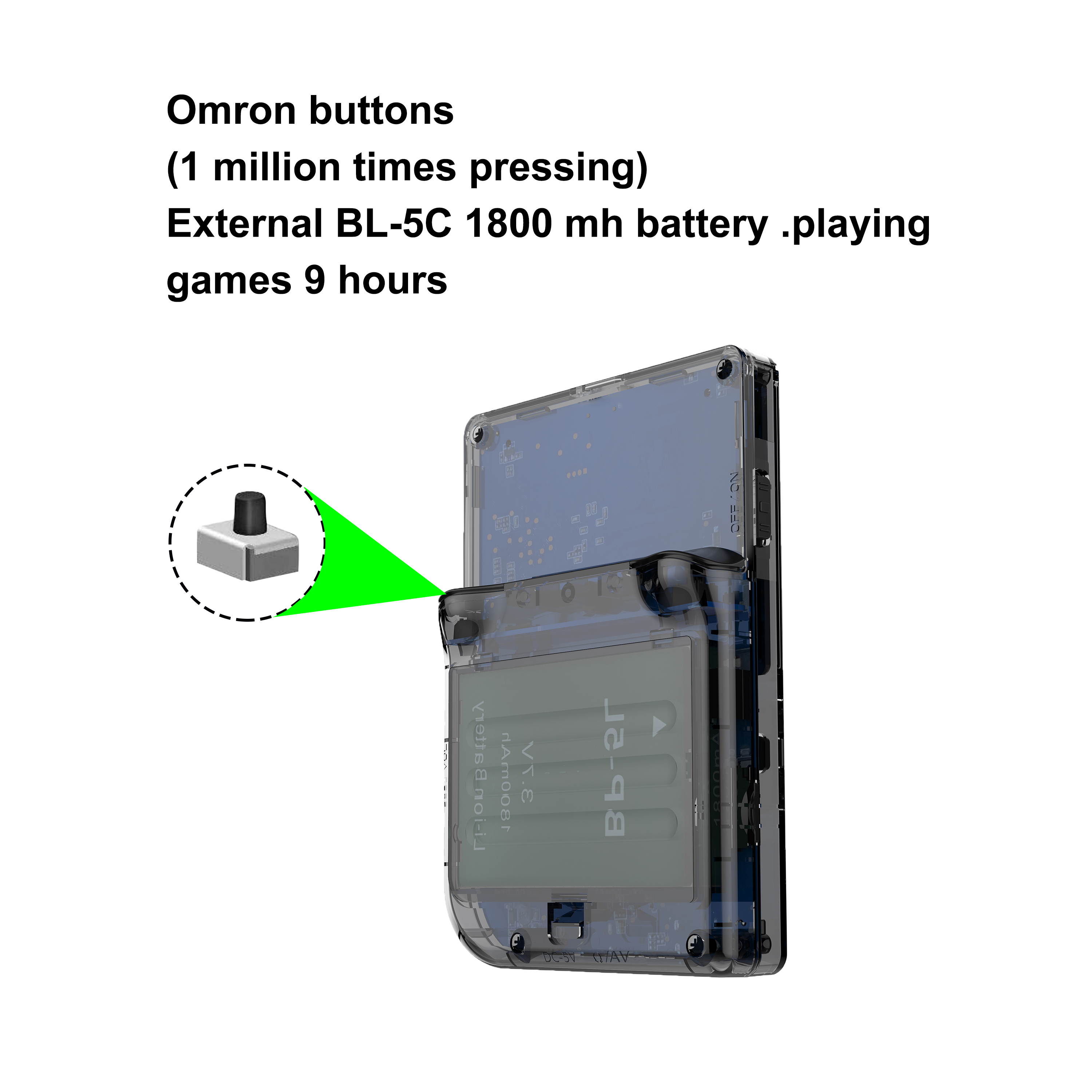 The original factory direct sale RG99 hand-held arcade game machine