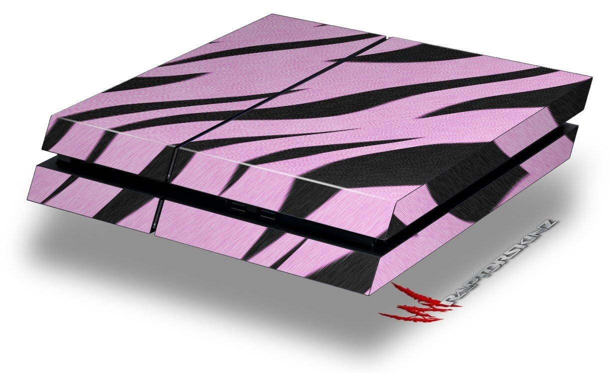 Zebra Skin Pink - Decal Style Skin fits original PS4 Gaming Console
