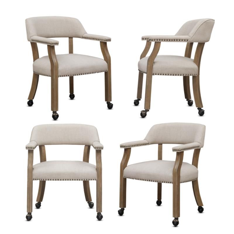 Millstone Game or Dining Chairs - Set of 4 - Comfort Pointe