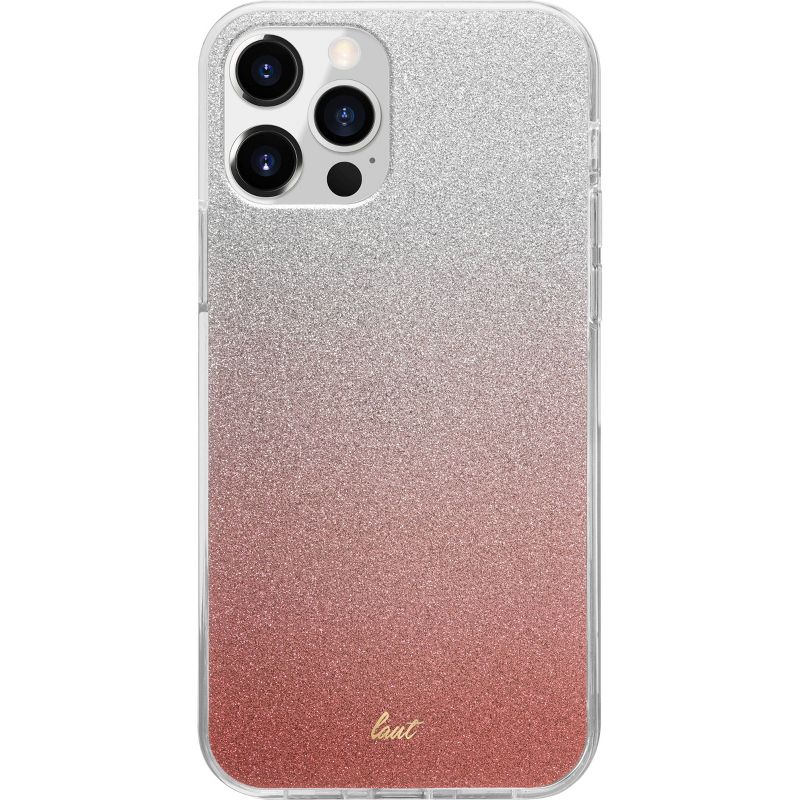 LAUT Apple iPhone 12 Pro Max Ombre Sparkle Phone Case - Peach