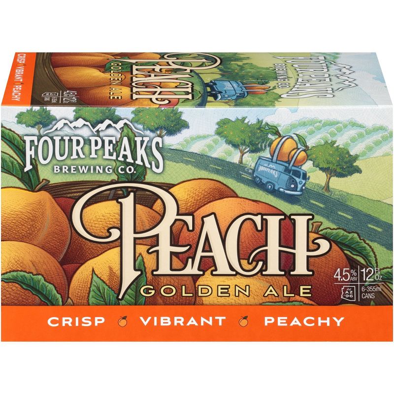 Four Peaks Peach Golden Ale Beer - 6pk/12 fl oz Cans