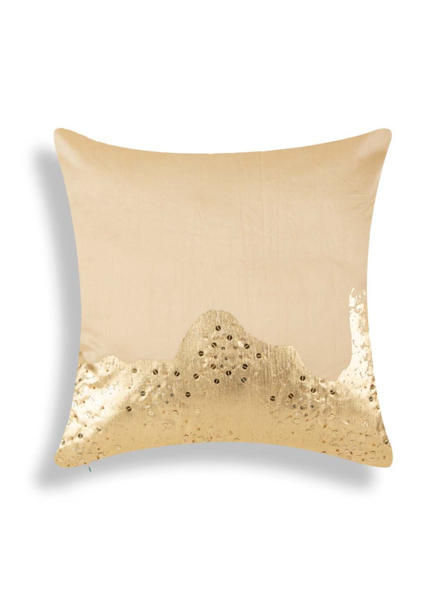 Swayam Red & White Cotton 60 cm x 60 cm Cushion Covers - Set of 5