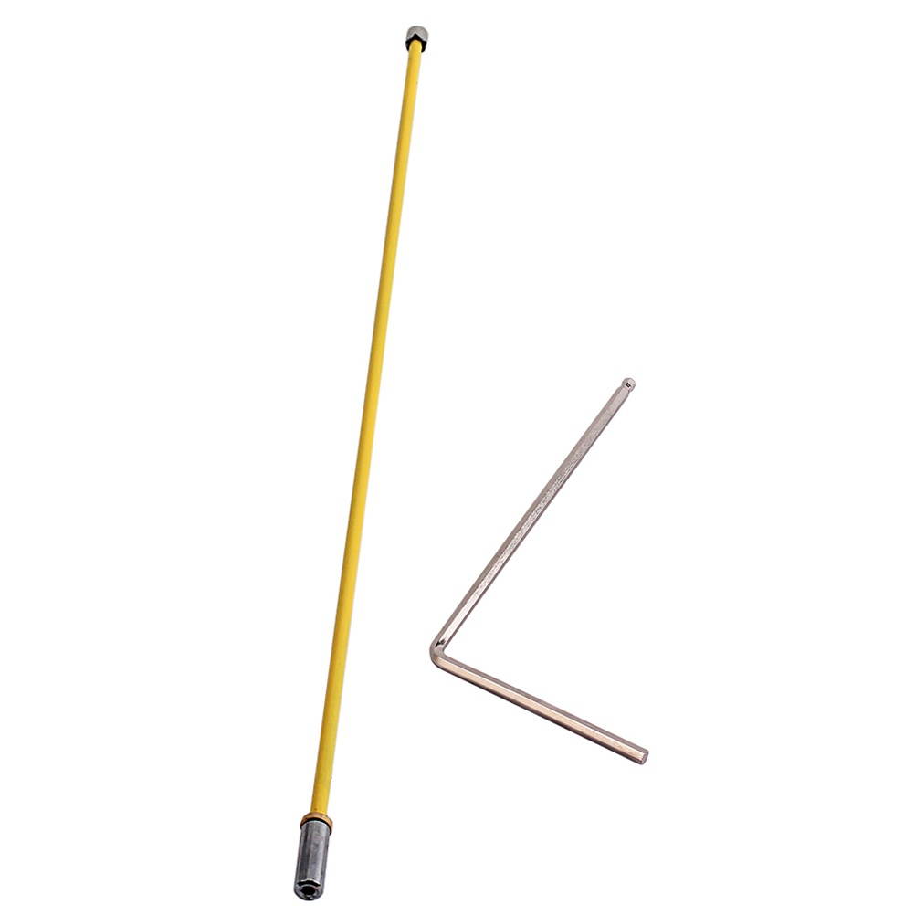 2 Way Adjustment Truss Rod 490mm Double Course Truss Rod for Guitar with Wrench (Yellow)