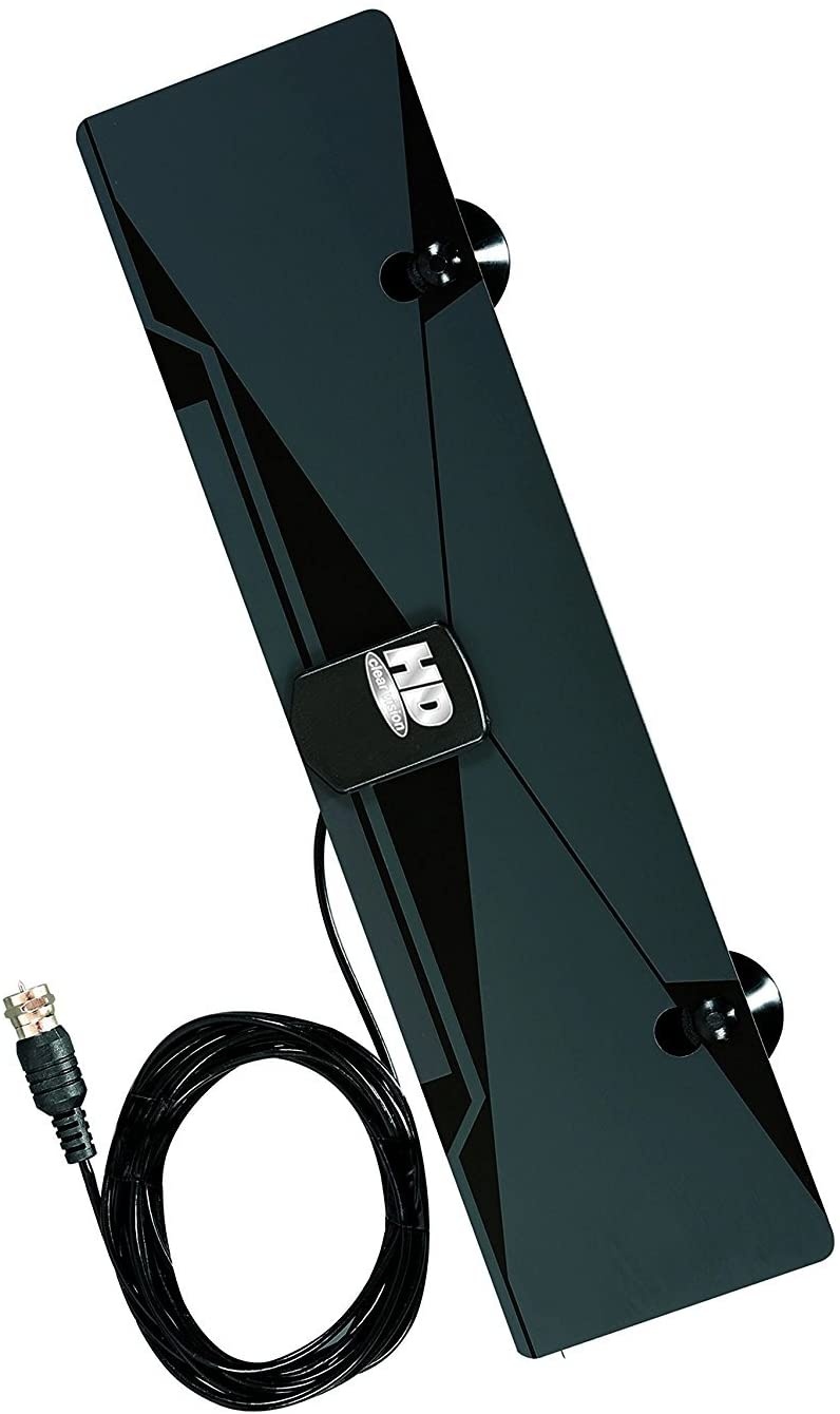 As Seen on TV HD-12 HD Clear Vision Ultra-Thin High Performance Indoor HDTV Antenna - Free Over The Air Digital TV