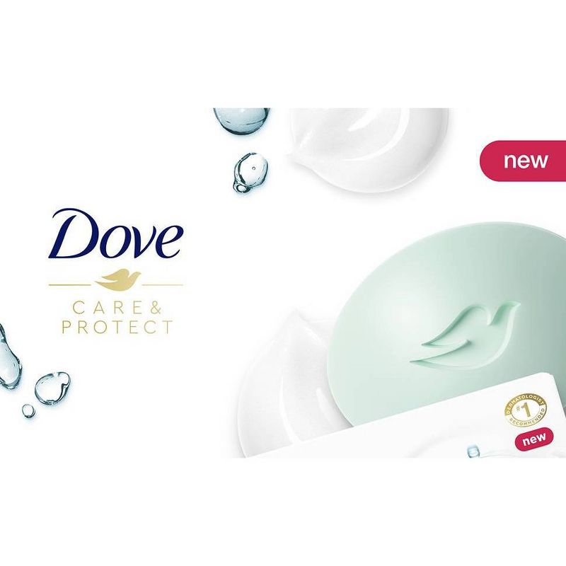 Dove Care & Protect Antibacterial Beauty Bar Soap - 3.75oz/4ct