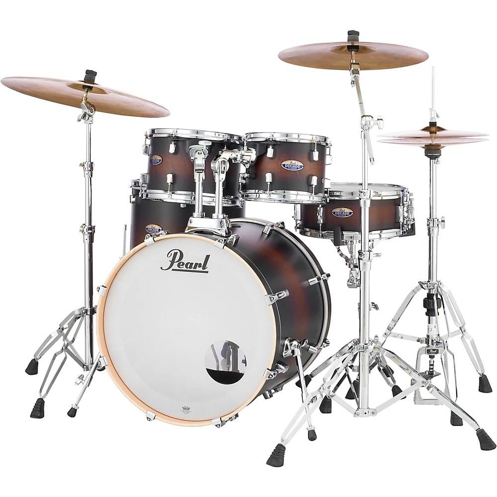 Pearl Decade Maple 5-Piece Shell Pack Satin Brown Burst