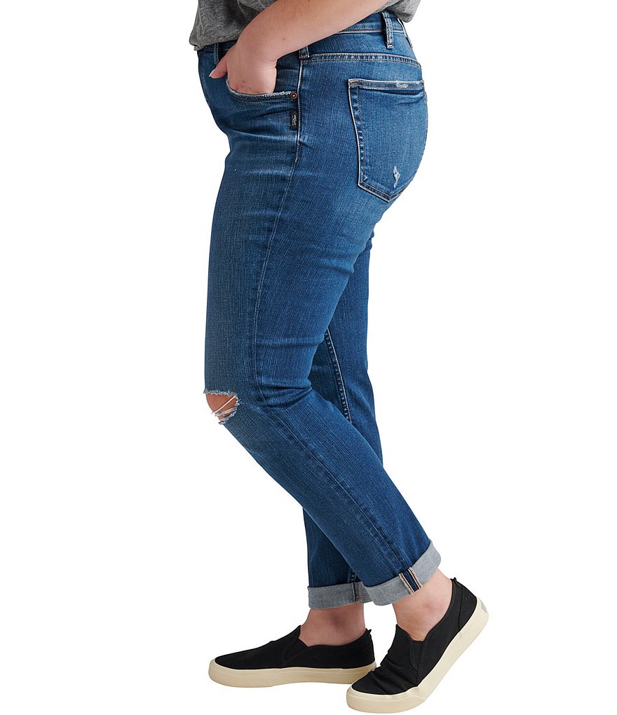 Democracy Plus Size Ab-Solution Capri Skimmer Jean