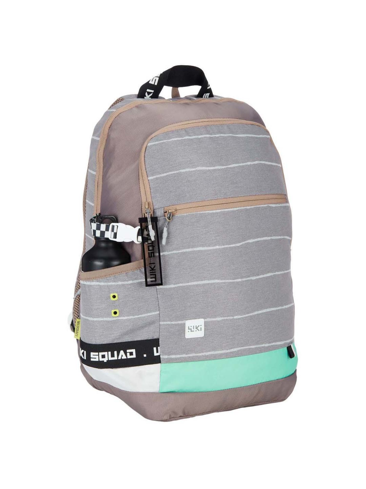 Wiki 30.5 Ltrs Grey Medium Backpack