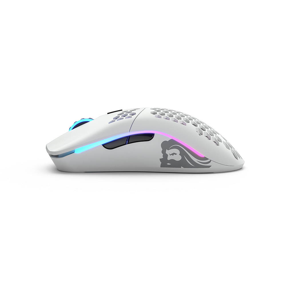 Glorious Gaming Mouse (Model O, Matte White) Wireless Mouse