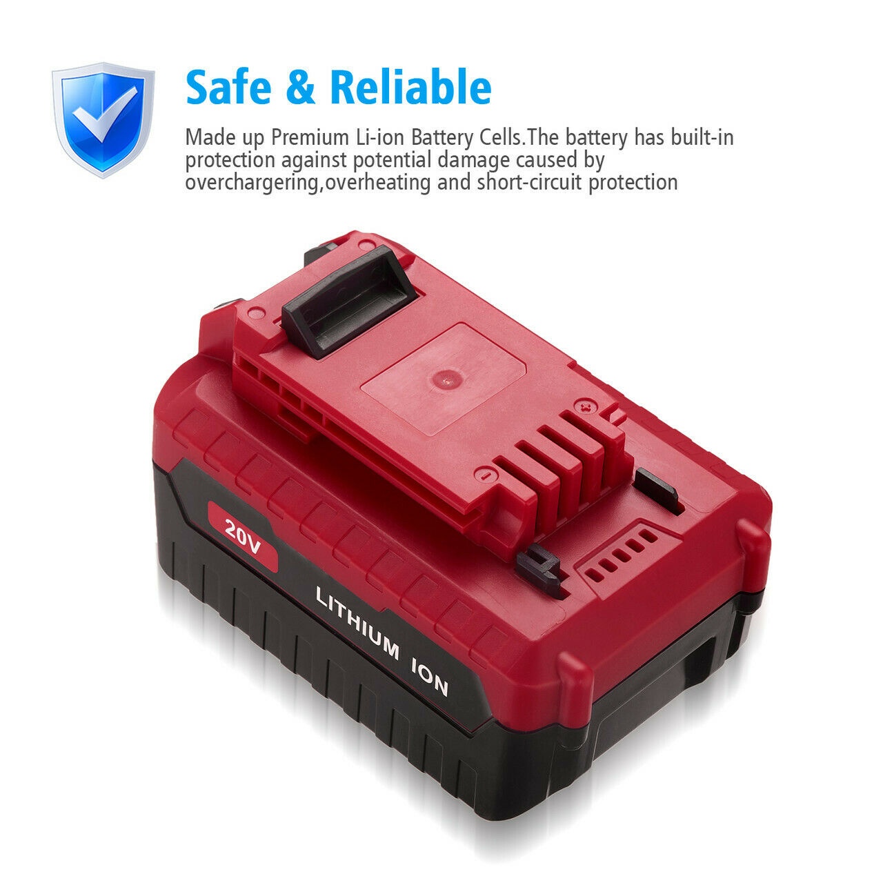 2X 6.0Ah 20V Extended Capacity Lithium Battery For Porter Cable PCC685L PCC680L