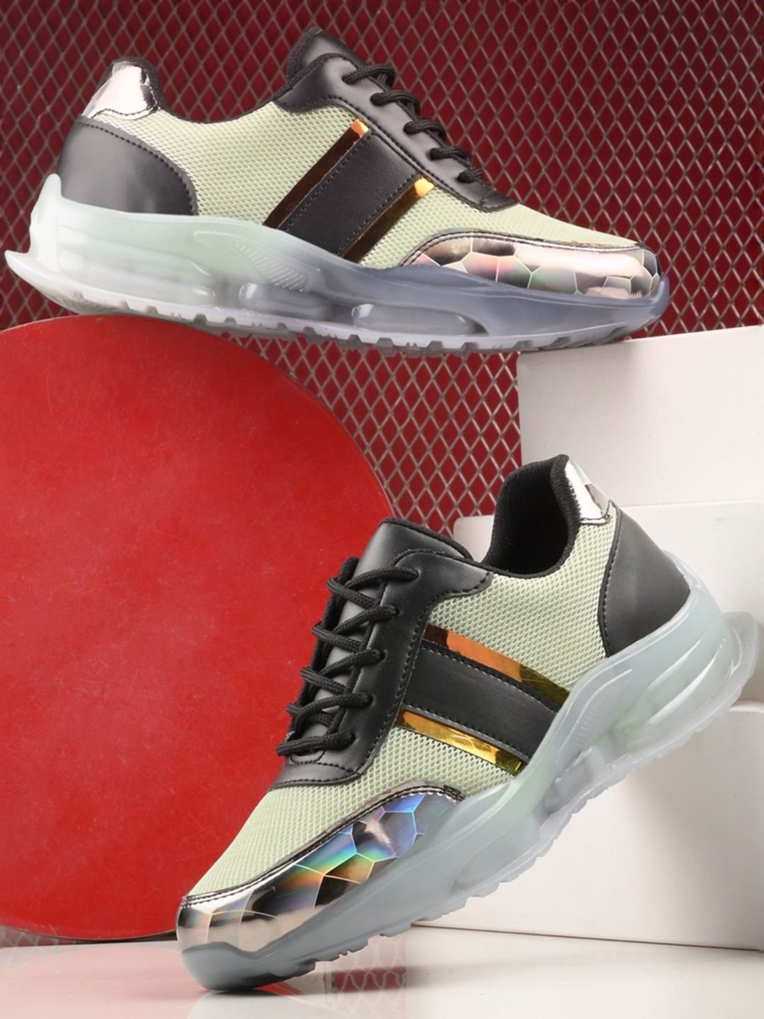 Giorgio Women's Green Running Shoes