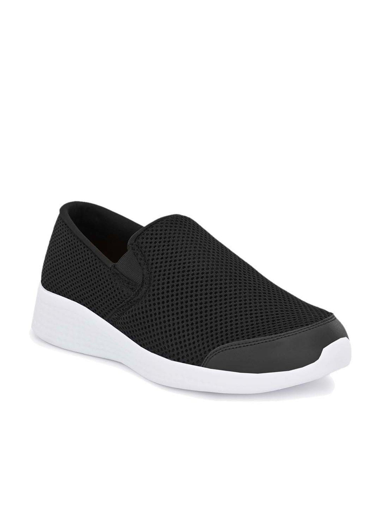 Yuuki Men's JUST WALK Black Walking Shoes