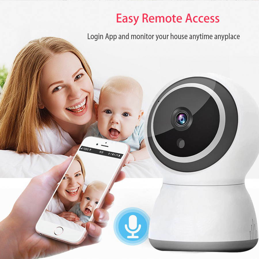 Wifi Tuya Camera Smart Life PTZ 1080P Full HD indoor IR Motion Auto Tracking Security Surveillance Google Home