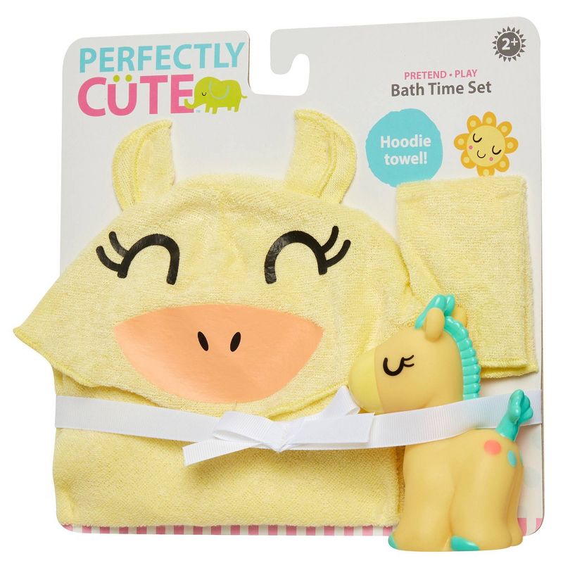 Perfectly Cute Bath Time 3pc Set - Giraffe