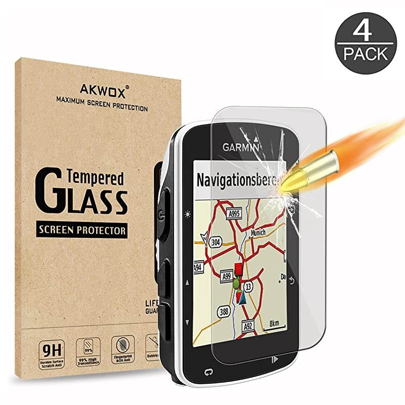 Pack of 4 Tempered Glass Screen Protector for Garmin Edge 520  03mm 9H Hard Scratchresistant Protector for Garmin Edge 520