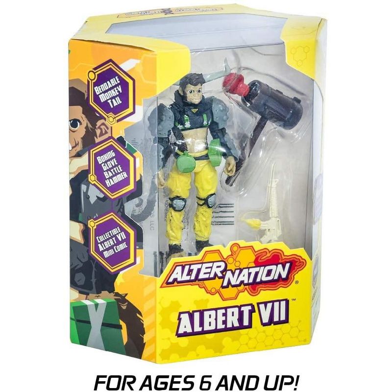 Panda Mony Toy Brands Alter Nation 5 Inch Phase 1 Action Figure | Albert VII