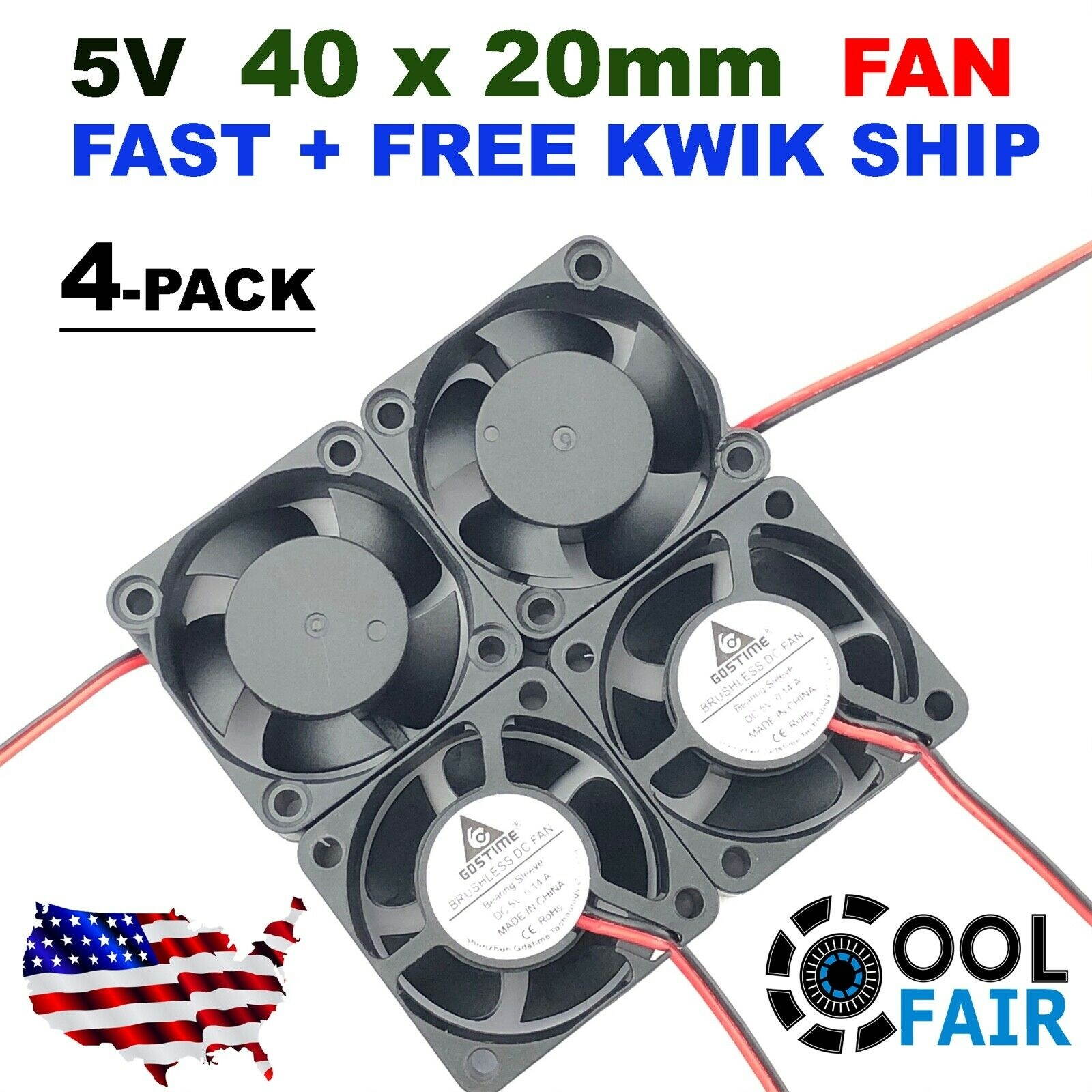 12v 80mm Cooling Fan Long Wire 80x80x10mm DC PC Computer Case Cooler 8010 2-Pin